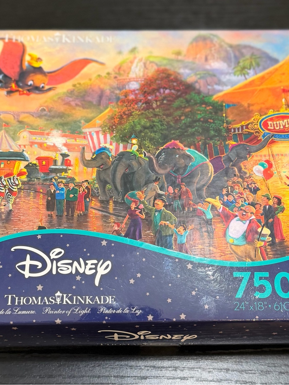 Disney Dumbo Circus Jigsaw Puzzle — Blue, Red, Yellow, Green